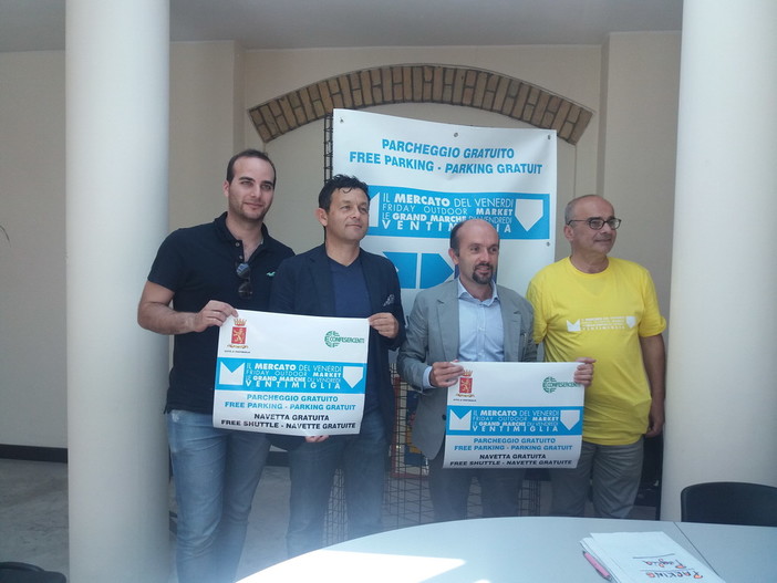 Ventimiglia: da luglio navetta e parcheggio gratuito per raggiungere e promuovere il mercato del venerdì Ventimiglia: da luglio navetta e parcheggio gratuito per raggiungere e promuovere il mercato del venerdì