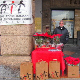 Il banchetto dell'AIL Il banchetto dell'AIL
