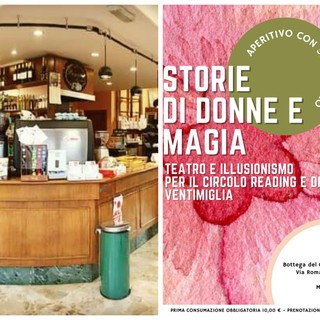 Aperitivo con spettacolo, a Vallecrosia va in scena "Storie di donne e magia" (Foto)
