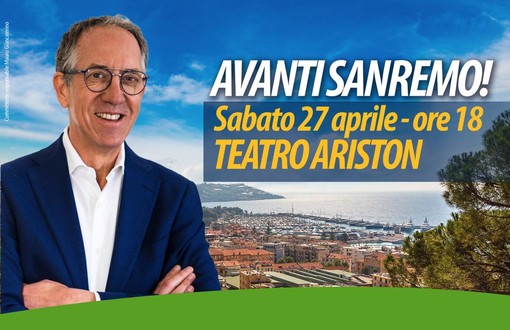 Elezioni Sanremo: domani alle 18 al Teatro Ariston si terrà la Convention della coalizione a sostegno di Alberto Biancheri