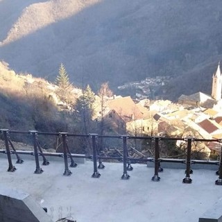 Rezzo: posizionati i due terzi della barriera anti frane, il Sindaco Renato Adorno "Da oggi Cenova è più sicura"