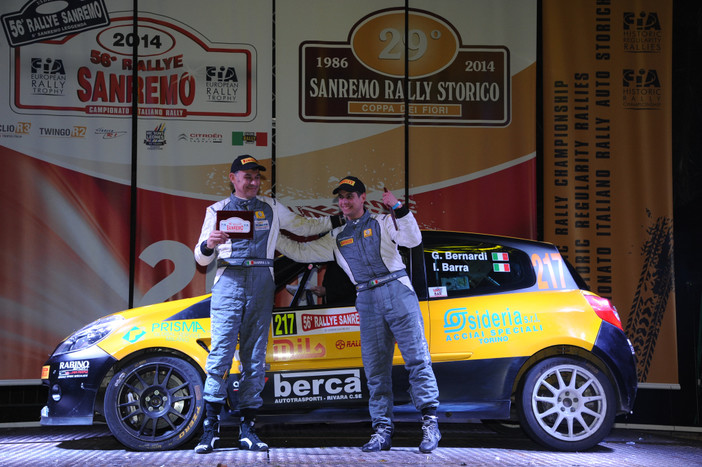 Rally: Giorgio Bernardi-Ismaele Barra finiscono il ‘Sanremo’ e cancellano il ‘Ciocco’