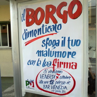 Sanremo: oggi pomeriggio al Borgo assemblea popolare organizzata dal PD