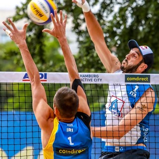 Beach Volley, campionati del Mondo: Nicolai-Lupo, allenati dall'armese Matteo Varner, superano 2-1 la coppia iraniana Salemi - Vakili