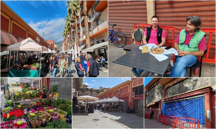 Incendio al mercato coperto di Ventimiglia, primo giorno in via Aprosio: l'alternativa soddisfa i coltivatori diretti (Foto e video) Incendio al mercato coperto di Ventimiglia, primo giorno in via Aprosio: l'alternativa soddisfa i coltivatori diretti (Foto e video)