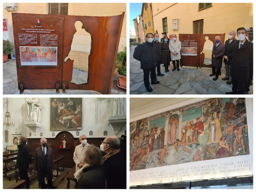 Imperia, al via il progetto delle installazioni artistiche in città, si parte dal Parasio con San Leonardo, Roggero: "Un modo nuovo per raccontare la nostra storia" (foto e video) Imperia, al via il progetto delle installazioni artistiche in città, si parte dal Parasio con San Leonardo, Roggero: "Un modo nuovo per raccontare la nostra storia" (foto e video)