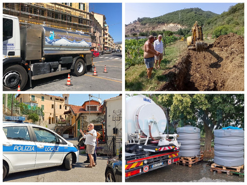Emergenza idrica a Imperia e Pontedassio, lavori quasi terminati: a breve migliorerà l'erogazione dell'acqua