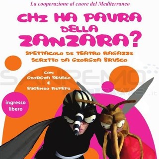 San Bartolomeo al Mare: sabato 4 aprile lo spettacolo "Chi ha paura della Zanzara?" San Bartolomeo al Mare: sabato 4 aprile lo spettacolo "Chi ha paura della Zanzara?"