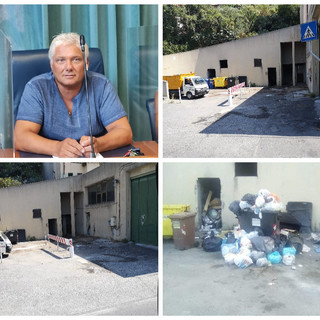 Imperia, degrado alle case parcheggio, ripulita l'area invasa dai rifiuti. Gagliano: "Potenziate le telecamere e ci saranno controlli a 'tappeto'" (foto)