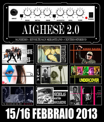Sanremo: parte domani sera la programmazione festivaliera dei live all'Aighesè Music Club nel centro storico