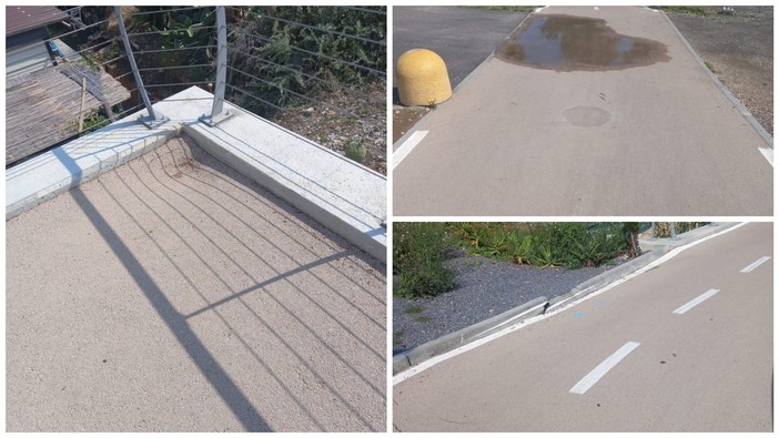 Imperia, crepe e cedimenti strutturali: la ciclabile del Prino mostra le prime problematiche Imperia, crepe e cedimenti strutturali: la ciclabile del Prino mostra le prime problematiche