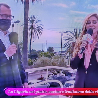 #Sanremo2022: Roberto Berio, titolare del ristorante 'Glam', in diretta a 'Citofonare Rai2'