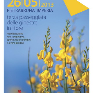 Pietrabruna: domenica 26 maggio, la terza passeggiata delle 'Ginestre in fiore'