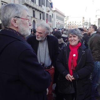 L'esponente imperiese Carla Nattero alla manifestazione di Liberi e Uguali a Genova L'esponente imperiese Carla Nattero alla manifestazione di Liberi e Uguali a Genova