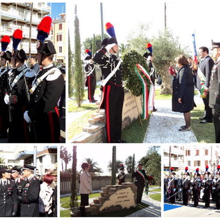 Sanremo: inaugurato questa mattina il monumento dell'Arma ai caduti di Nassiriya