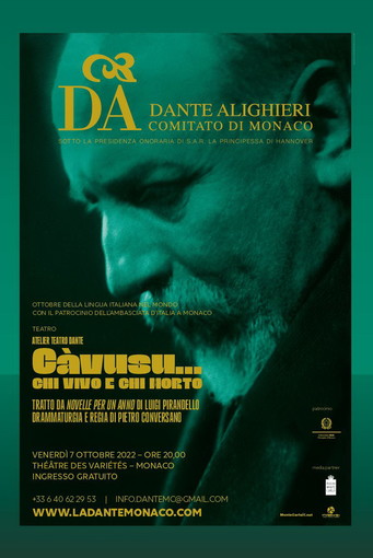 Ad ottobre il teatro di Luigi Pirandello va in scena al Théâtre des Variétés di Monaco Ad ottobre il teatro di Luigi Pirandello va in scena al Théâtre des Variétés di Monaco