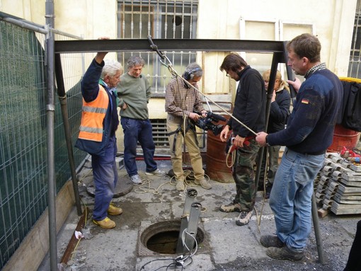 Sanremo: ieri è stata esplorata l'antica cisterna in piazza Nota, le foto ed il video