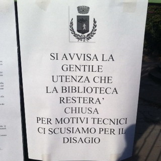 Bordighera: chiusura della Biblioteca Civica, serie di richieste dell'ex Consigliere Ramella