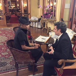 #Festival2016: il Sindaco di Rapallo in visita in città a Sanremo incontra la cantante Cecile #Festival2016: il Sindaco di Rapallo in visita in città a Sanremo incontra la cantante Cecile