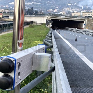 Auto in contromano sull'Aurelia Bis: a Taggia si sperimenta il 'ControStop' (Foto e video) Auto in contromano sull'Aurelia Bis: a Taggia si sperimenta il 'ControStop' (Foto e video)