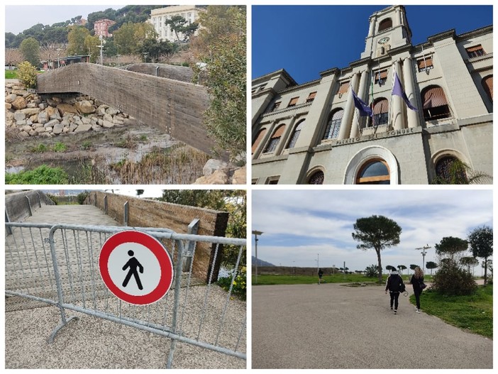 Imperia, affidati i lavori di manutenzione del ponte del parco urbano: la somma stanziata è di oltre 16 mila euro (foto)