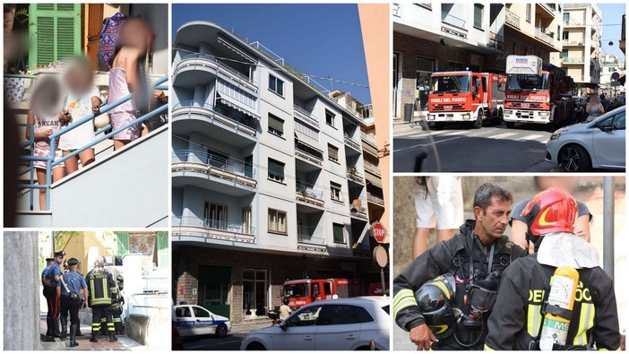 Sanremo: bambini giocano con l'accendino ed innescano incendio in casa