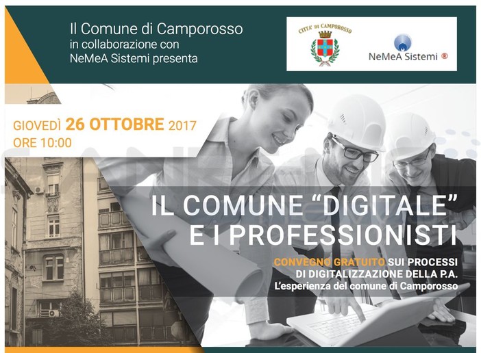 Camporosso: incontro pubblico sul nuovo sportello digitale per la presentazione online delle pratiche di edilizia privata