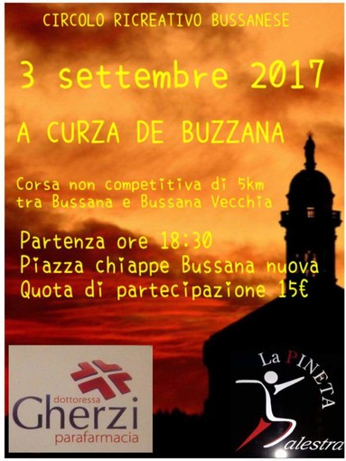 Domani a Bussana 'A Curza de Buzzana', corsa podistica organizzata dal 'Circolo Ricreativo Bussanese' Domani a Bussana 'A Curza de Buzzana', corsa podistica organizzata dal 'Circolo Ricreativo Bussanese'
