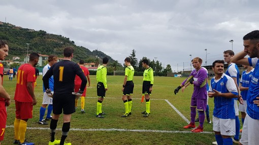 Calcio, Promozione. Taggia-Ceriale 2-1: Gambacorta e Ferrigno fanno volare i giallorossi