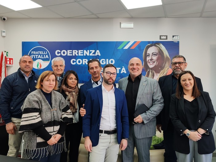 Congresso di Fratelli d'Italia a Vallecrosia, Maurizio Praticò è il nuovo coordinatore cittadino (Foto e video)