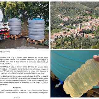 Imperia, dopo quasi un mese l'acqua di Montegrazie "ritorna" potabile: le analisi dell'Arpal evidenziano valori 'conformi'