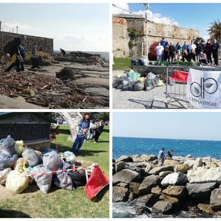 I Deplasticati oggi in azione a Pian di Nave I Deplasticati oggi in azione a Pian di Nave
