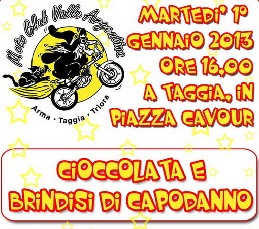 Taggia: a Capodanno il 'classico' ritrovo del Moto Club Valle Argentina in piazza Cavour
