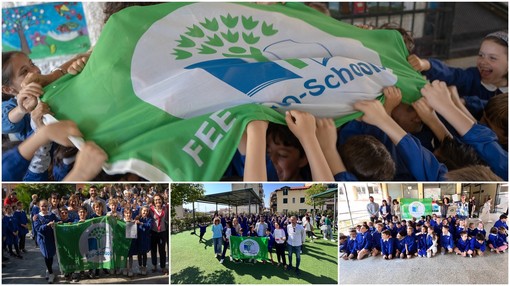 La Bandiera Verde sventola su tre scuole di Taggia: la grande festa per la cerimonia di consegna (Foto e video) La Bandiera Verde sventola su tre scuole di Taggia: la grande festa per la cerimonia di consegna (Foto e video)
