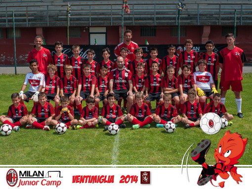 Calcio: terminato a Ventimiglia il primo turno del Milan Junior City Camp