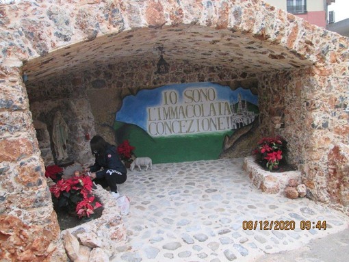 Ventimiglia: all'esterno di S.Nicola da Tolentino, inaugurata Cappella dedicata alla Madonna Immacolata