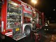Sanremo, incendiati alcuni cassonetti in via Galilei: intervento dei vigili del fuoco