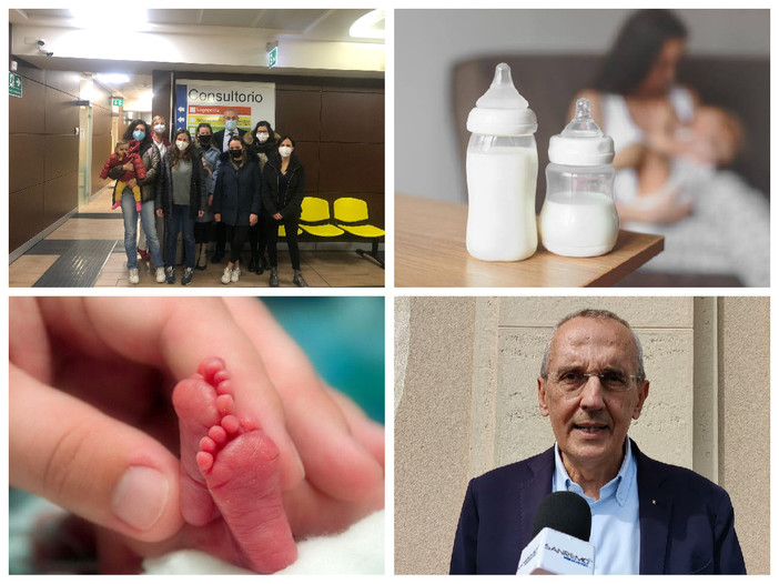 Grande gesto di solidarietà di sei mamme imperiesi che hanno donato il proprio latte, il primario Borea: "Per i nostri prematuri è un salvavita, si riducono molti rischi"