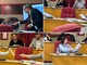 La sequenza della consegna dell'interpellanza da parte di Cascino a Cerri La sequenza della consegna dell'interpellanza da parte di Cascino a Cerri
