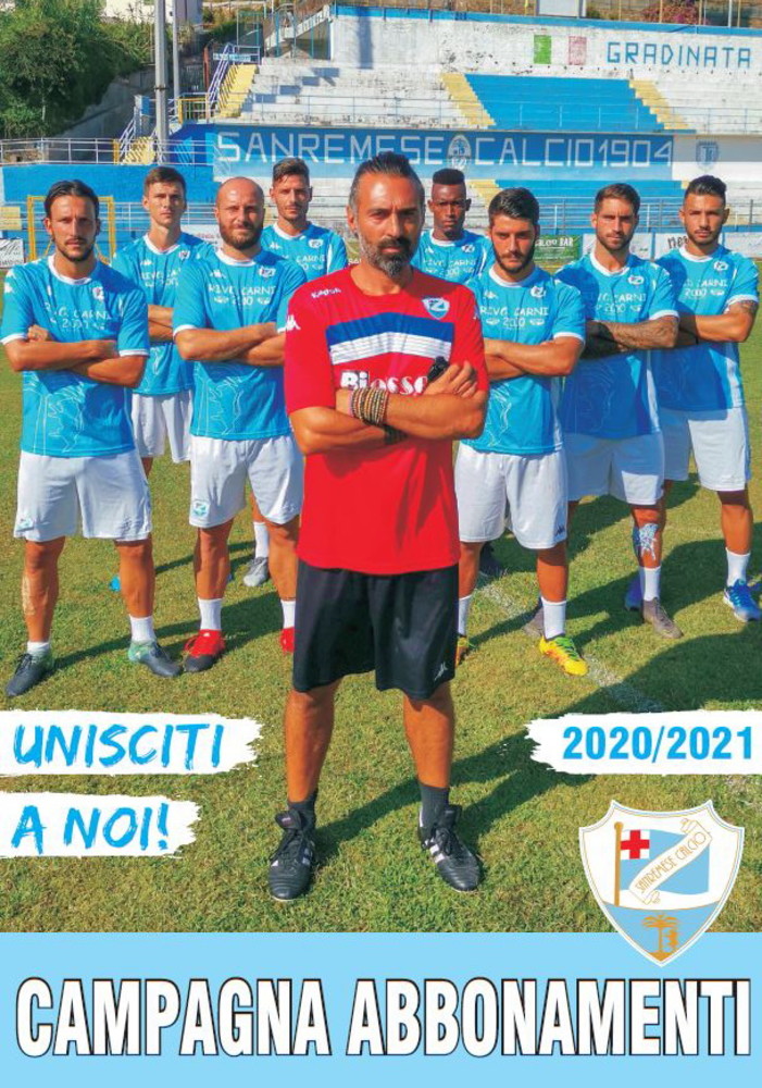 Calcio: al via campagna abbonamenti 2020/2021 della Sanremese Calcio Calcio: al via campagna abbonamenti 2020/2021 della Sanremese Calcio