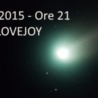 Perinaldo: sabato 10 gennaio, osservatorio astronomico aperto per una serata dedicata alla cometa Lovejoy