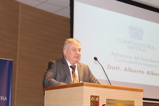 Imperia: assemblea di Confindustria, il Presidente Vincenzo Boccia "Siamo un Paese che vuole reagire e non più resistere”