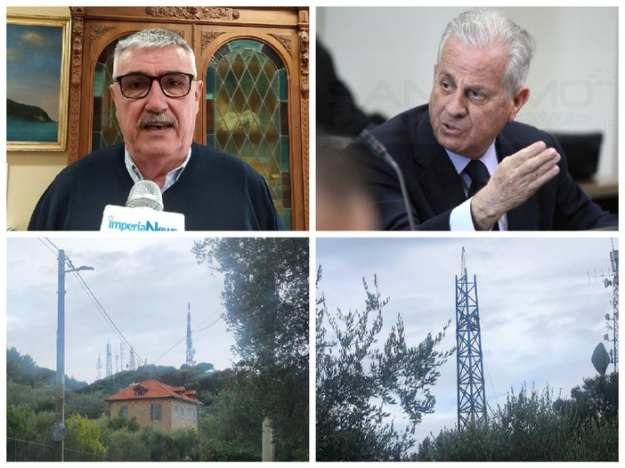 È 'guerra' social tra Scajola e Chiappori sulle antenne ai Pini del Rosso, il sindaco di Imperia non ci sta: "Imbarazzo per il suo linguaggio, mi auguro che il prossimo sia collaborativo"