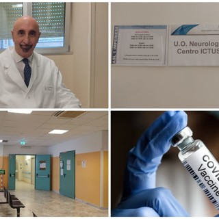 Imperia, Neurologia reparto d'eccellenza anche durante la pandemia, l'appello del primario Serrati: "Non rinunciate alle visite per paura e sì alla vaccinazione" (video)