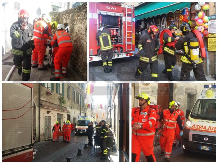 Ventimiglia: simulazione di incendio, banco di prova per gli interventi nei centri storici (VIDEO) Ventimiglia: simulazione di incendio, banco di prova per gli interventi nei centri storici (VIDEO)