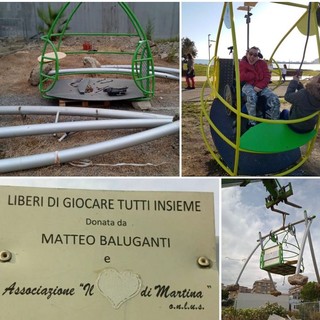 Imperia, la 'Giraffa a rotelle' costretta a ridare indietro l'altalena inclusiva del parco urbano: "Tanto dolore. Con lei parte un seme di amore e accettazione" Imperia, la 'Giraffa a rotelle' costretta a ridare indietro l'altalena inclusiva del parco urbano: "Tanto dolore. Con lei parte un seme di amore e accettazione"
