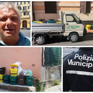 Imperia, il Comune non indietreggia: entro le 10.00 i mastelli devono essere ritirati. L'assessore Gagliano: "A breve potremmo anche decidere di anticipare l'orario"
