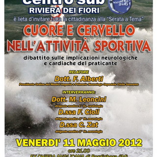 Bordighera: l'11 maggio conferenza su ‘Forame Ovale Pervio e attività sportiva: quali rischi e quali possibili soluzioni’