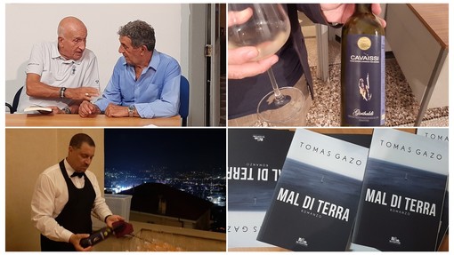 "Mal di terra" il romanzo di Tomas Gazo al Circolo Parasio (foto e video)