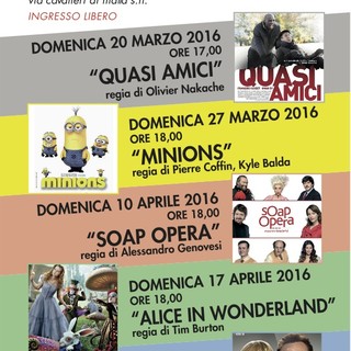 Ospedaletti: domani ultimo appuntamento con il ciclo di proiezioni cinematografiche per ragazzi e famiglie, lunedì celebrazioni per il 25 aprile Ospedaletti: domani ultimo appuntamento con il ciclo di proiezioni cinematografiche per ragazzi e famiglie, lunedì celebrazioni per il 25 aprile